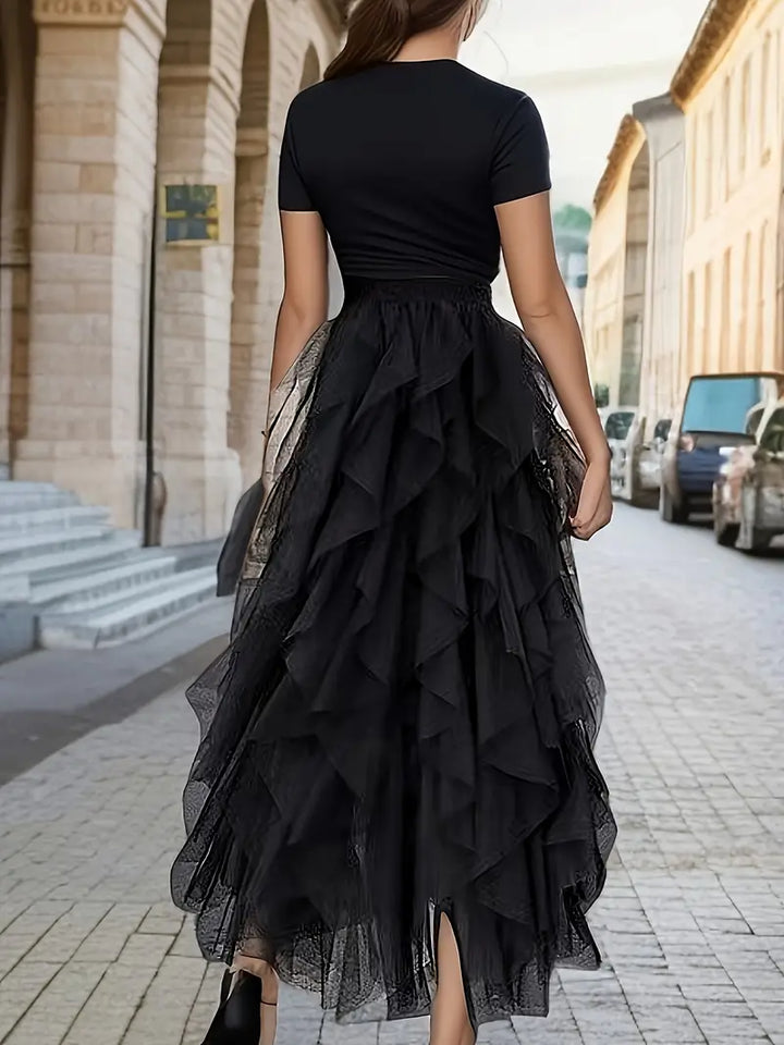 Cecil™ | Stylish Mesh Layered Tutu Skirt