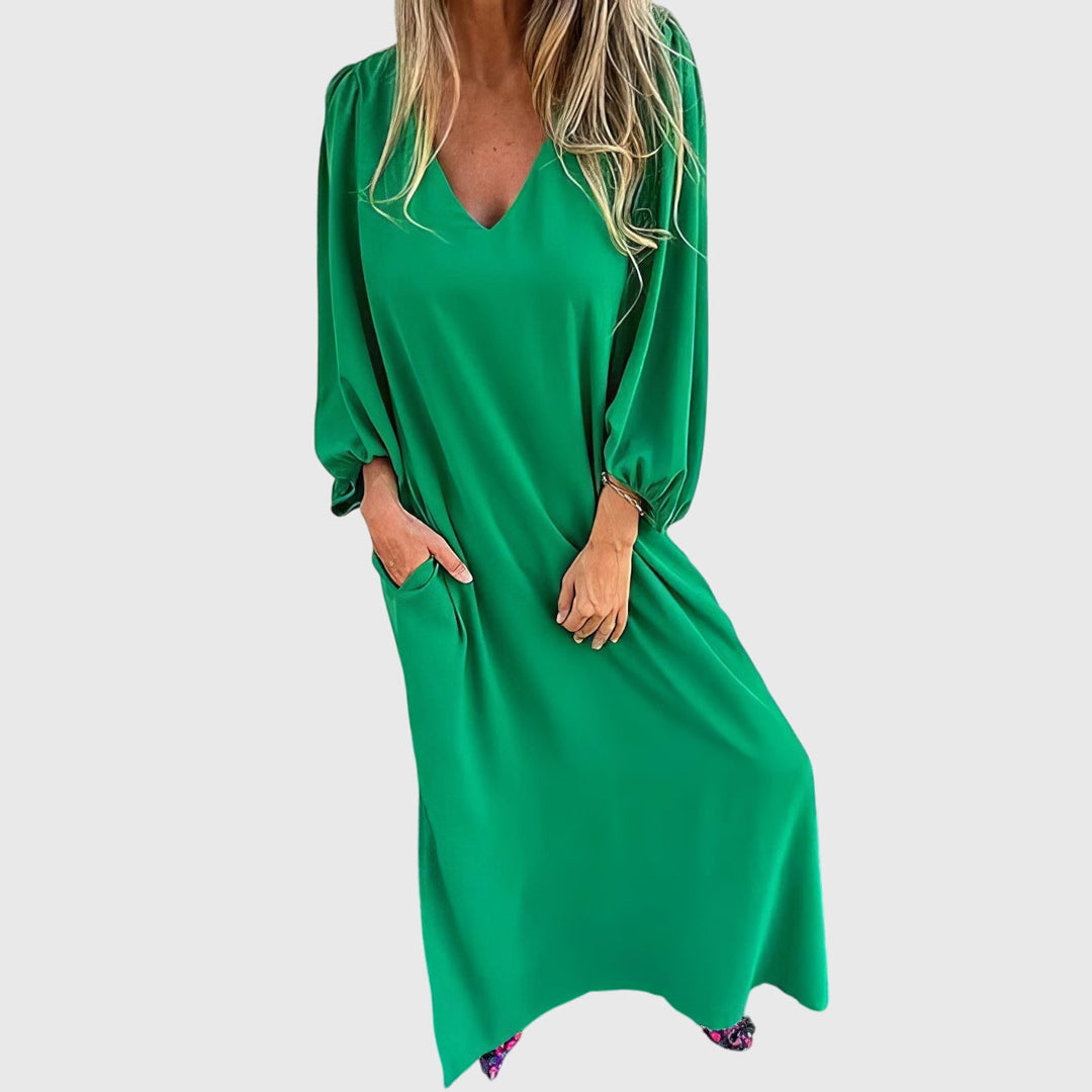 Carol™ | Long Boho Dress with Pockets