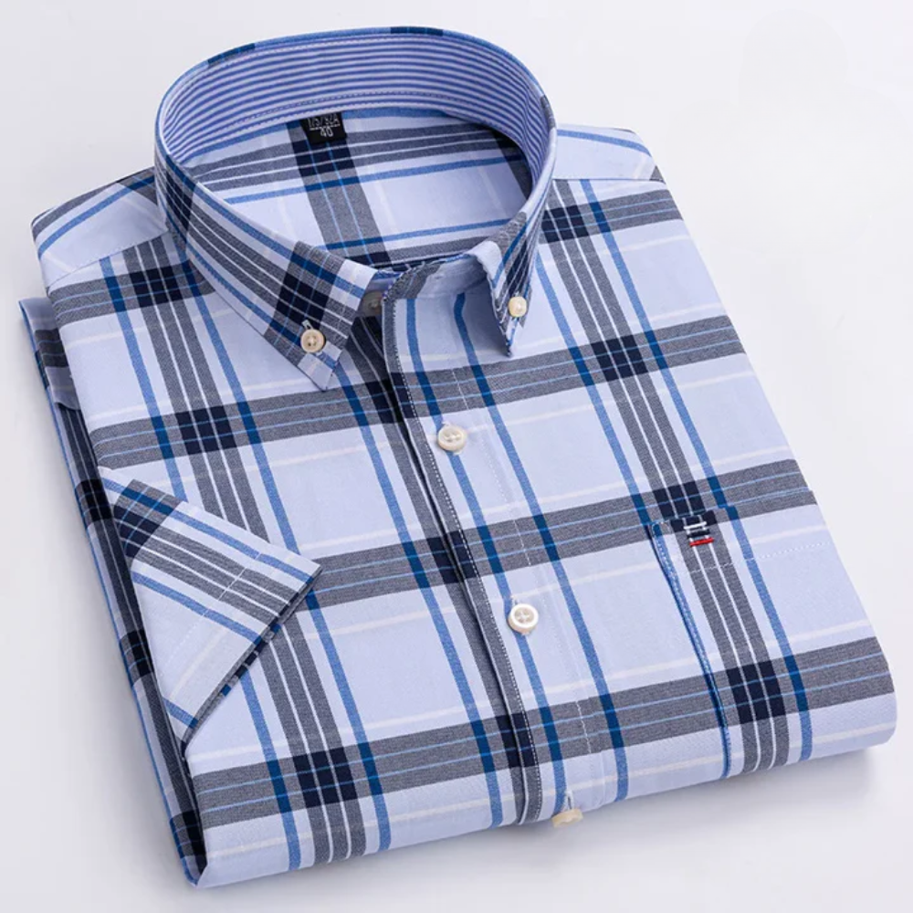 Hetty London Patterned Button-Up Shirt for Men