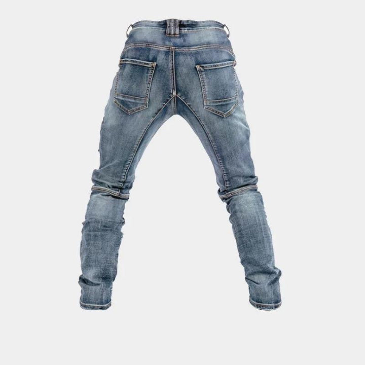 Elliot | Unique Casual Biker Jeans
