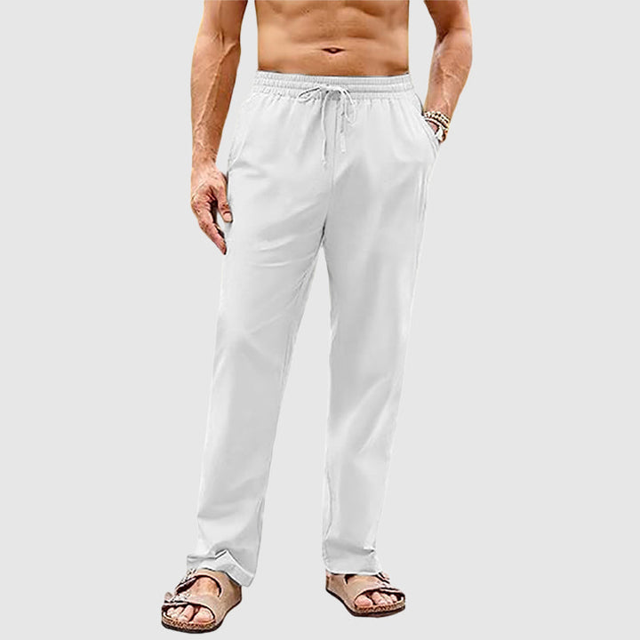 Patrick - Linen Drawstring Trousers