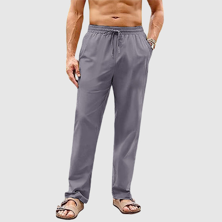 Patrick - Linen Drawstring Trousers