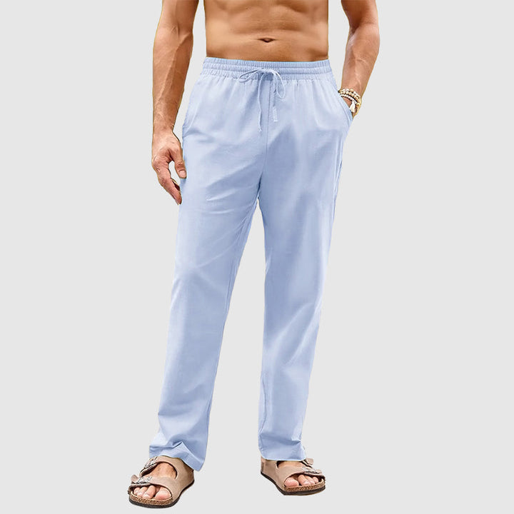 Patrick - Linen Drawstring Trousers