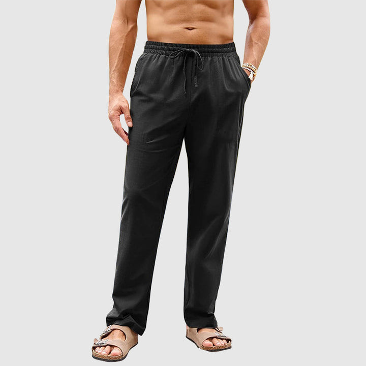 Patrick - Linen Drawstring Trousers