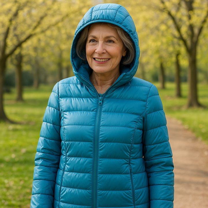 TRANSITIONAL PUFFED JACKET | OCEAN BLUE