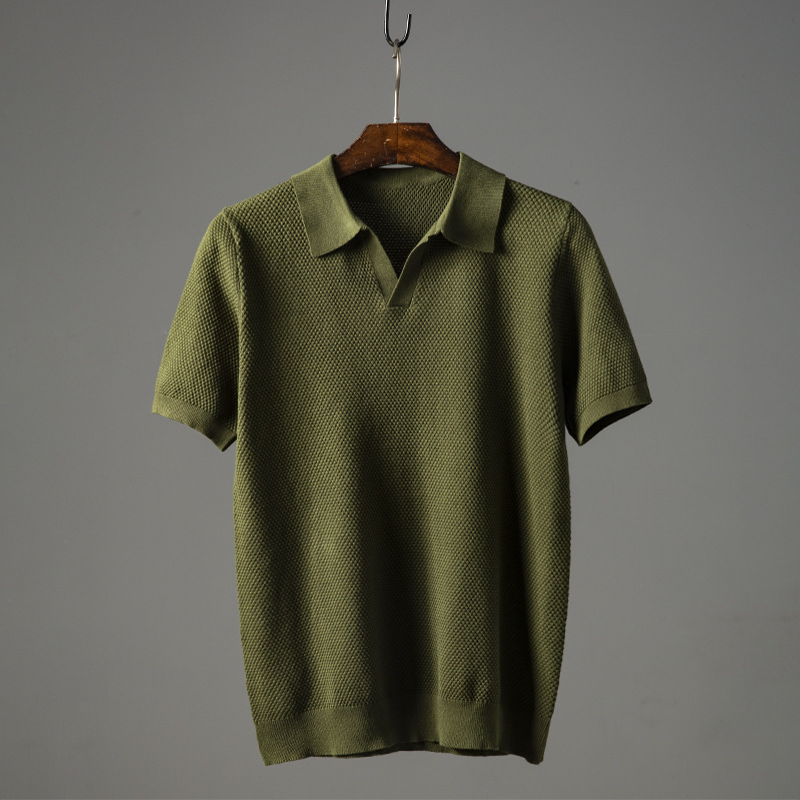 Hetty London Modern Knit Polo Shirt for Men