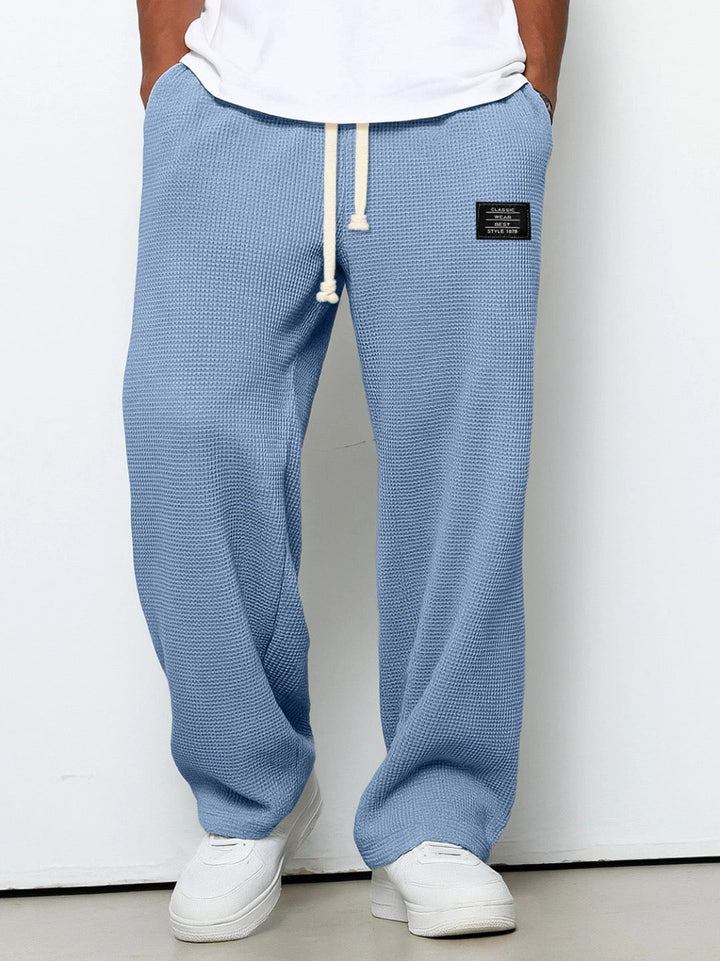 Benedict - Waffle Texture Drawstring Trousers