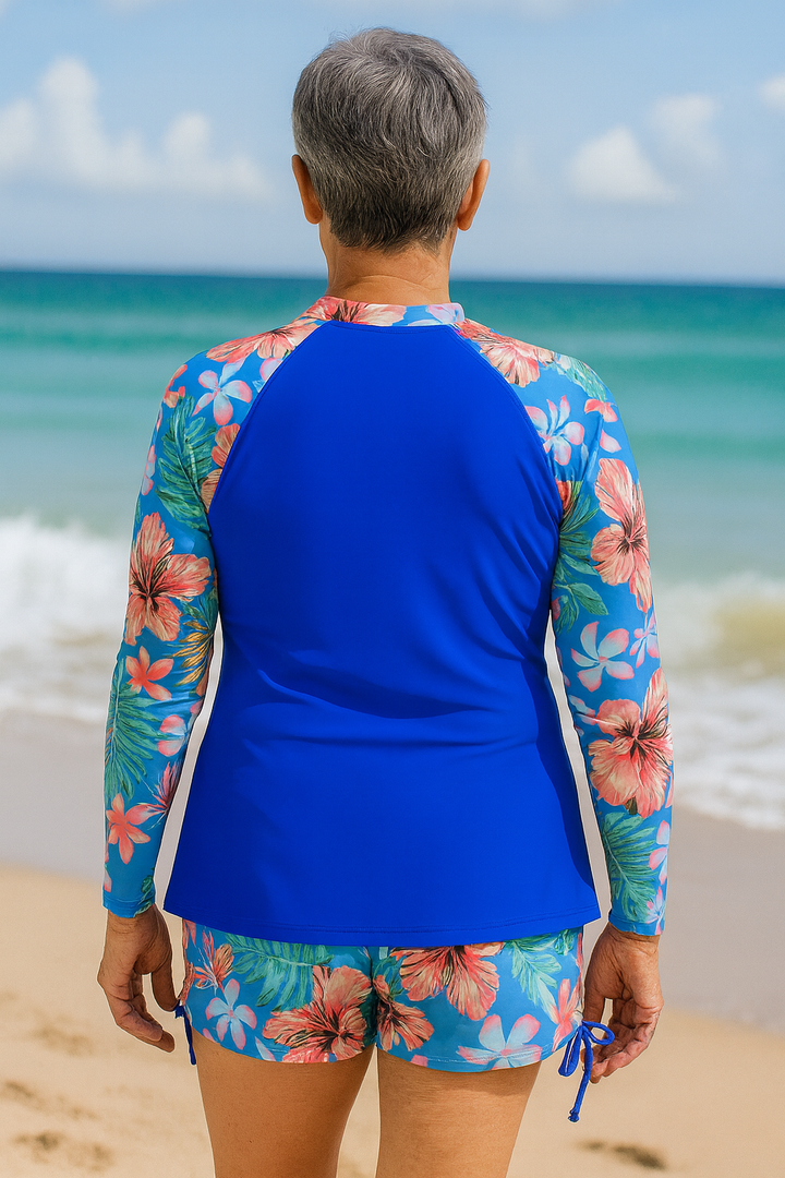 SereniSea Swimwear | UV Protection Rash Set – Sun-Safe Elegance, All-Day Ease