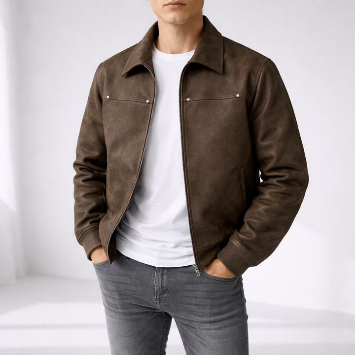 Lionel - Leather Bomber Jacket