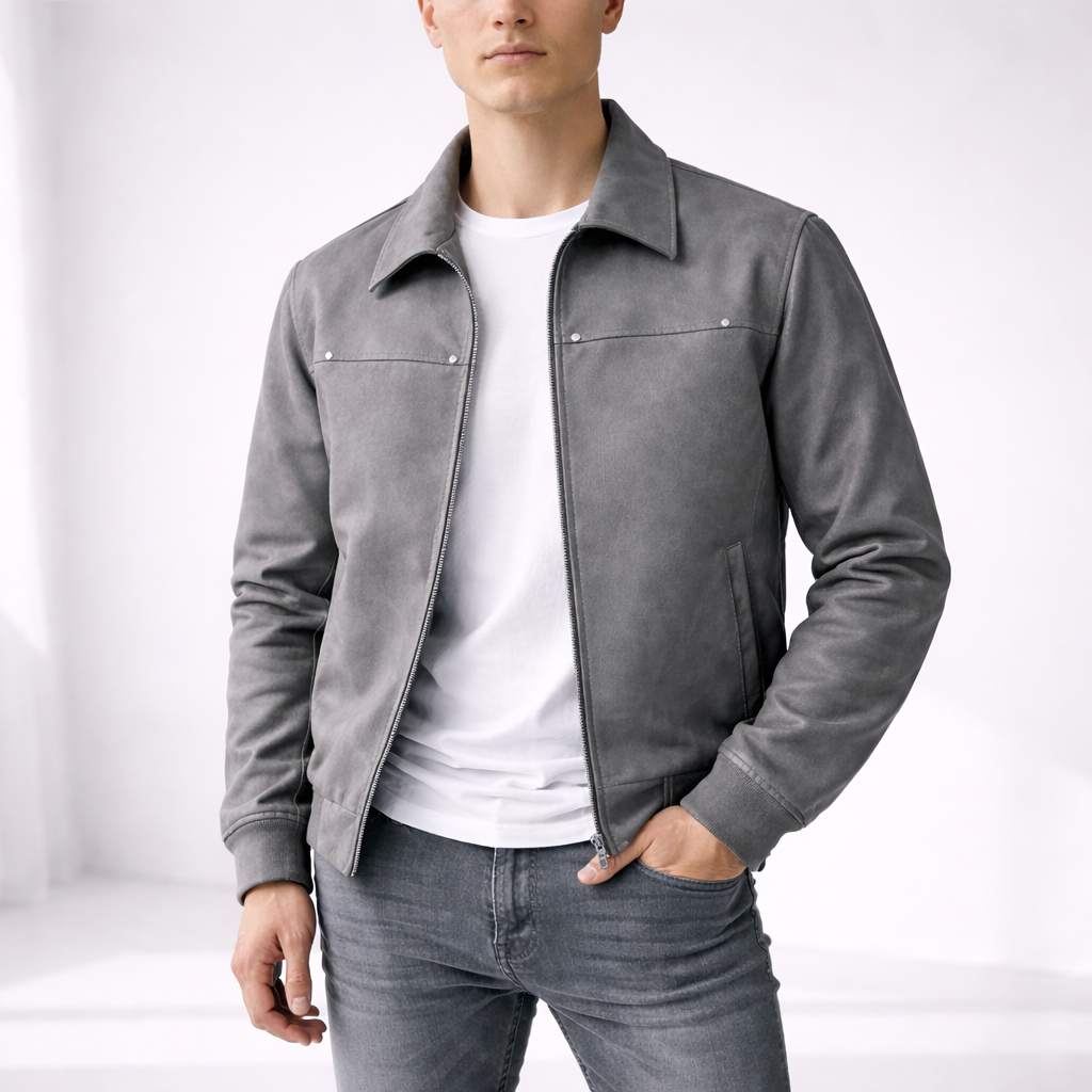 Lionel - Leather Bomber Jacket