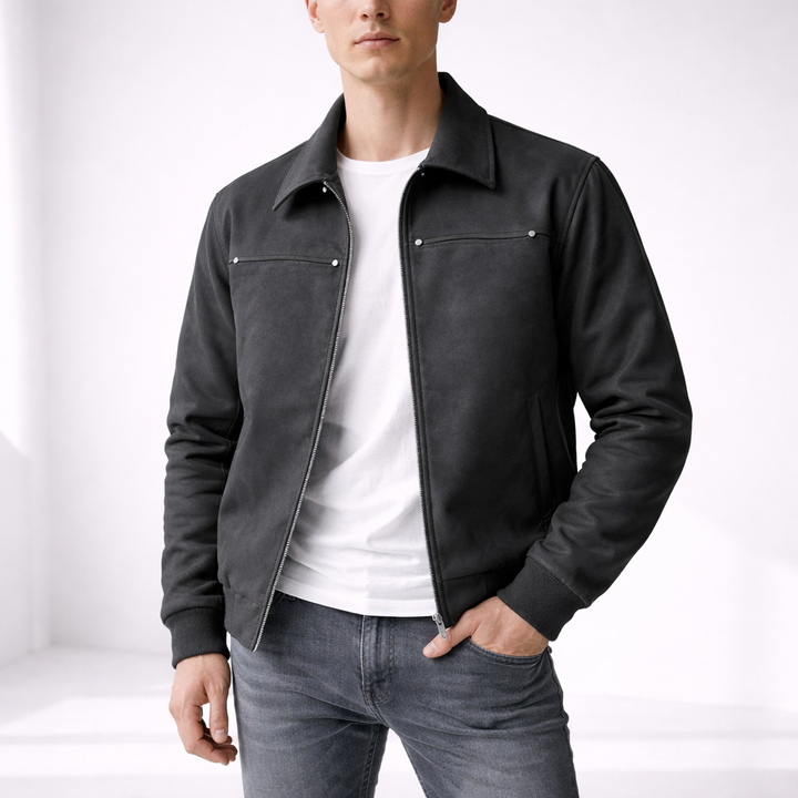 Lionel - Leather Bomber Jacket