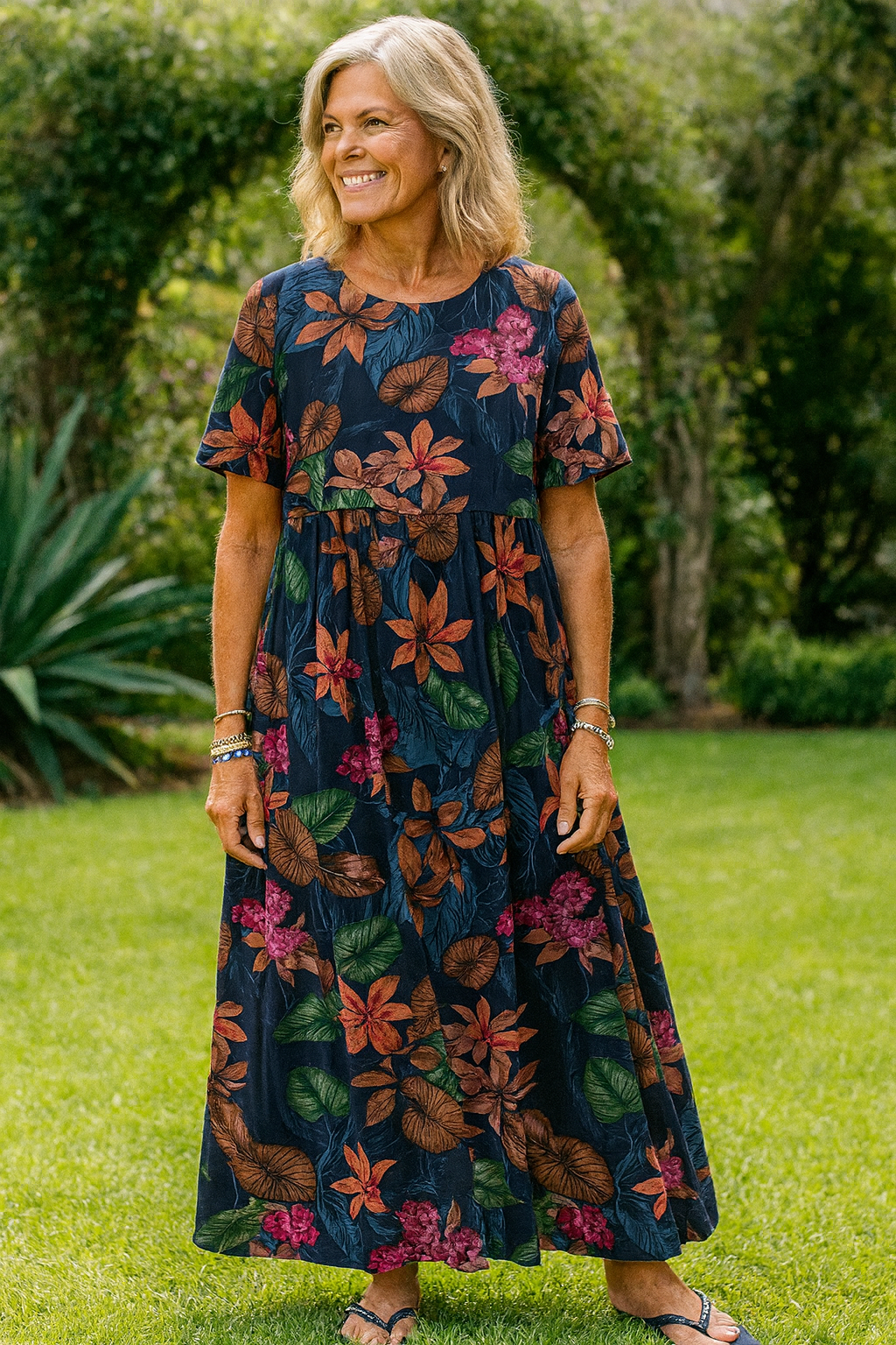 Masie | Breezy Floral Maxi Dress – Where Comfort Meets Confidence (S-5XL)