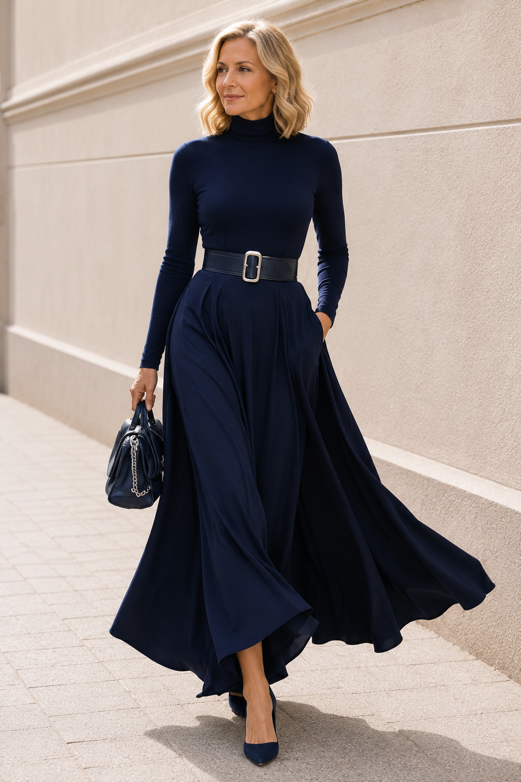 Celina | High-Neck Dress