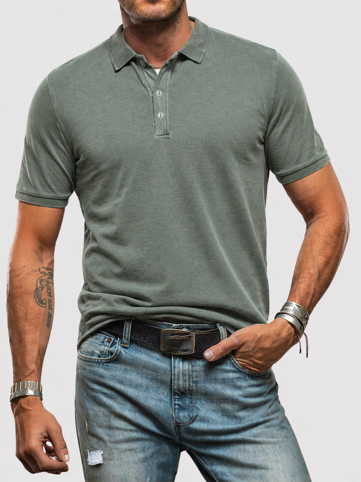 Hetty London Minimalist Polo Shirt for Men