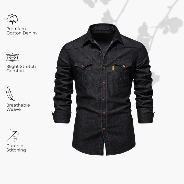 Hetty London Denim Shirt for Men