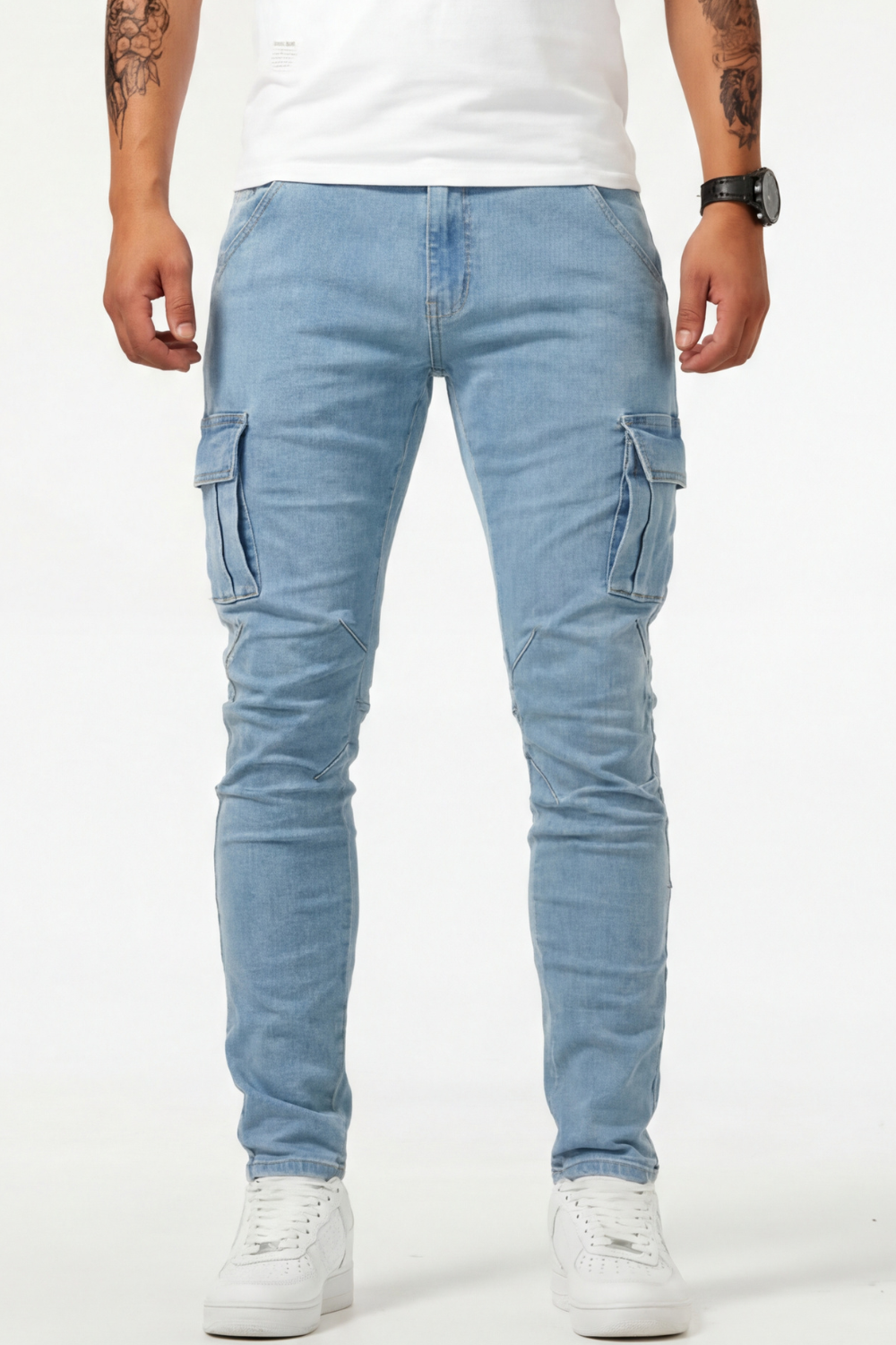 Hetty London Stretch Cargo Jeans