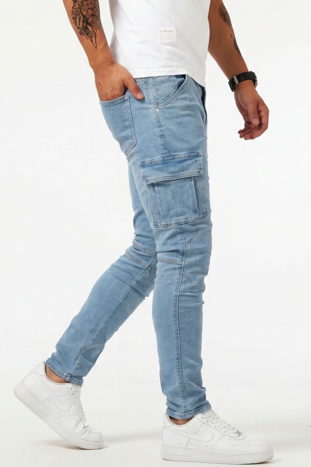 Hetty London Stretch Cargo Jeans