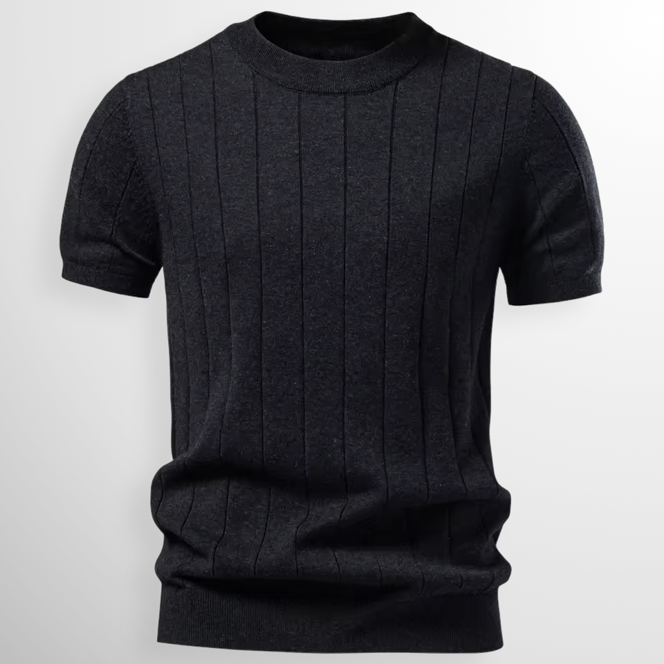 Hetty London Knit Pullover T-Shirt for Men