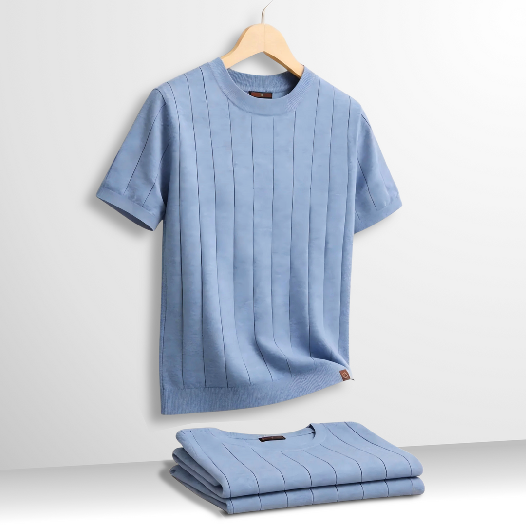 Hetty London Knit Pullover T-Shirt for Men