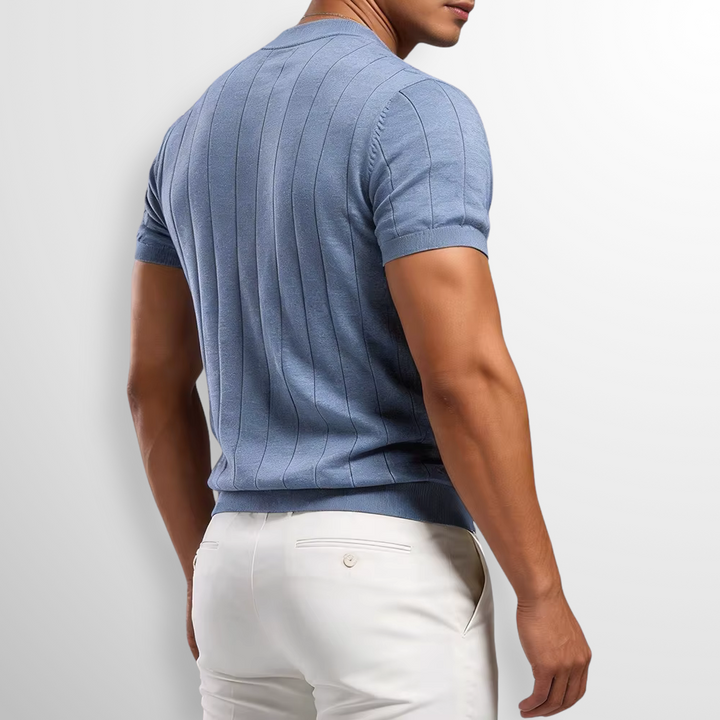 Hetty London Knit Pullover T-Shirt for Men