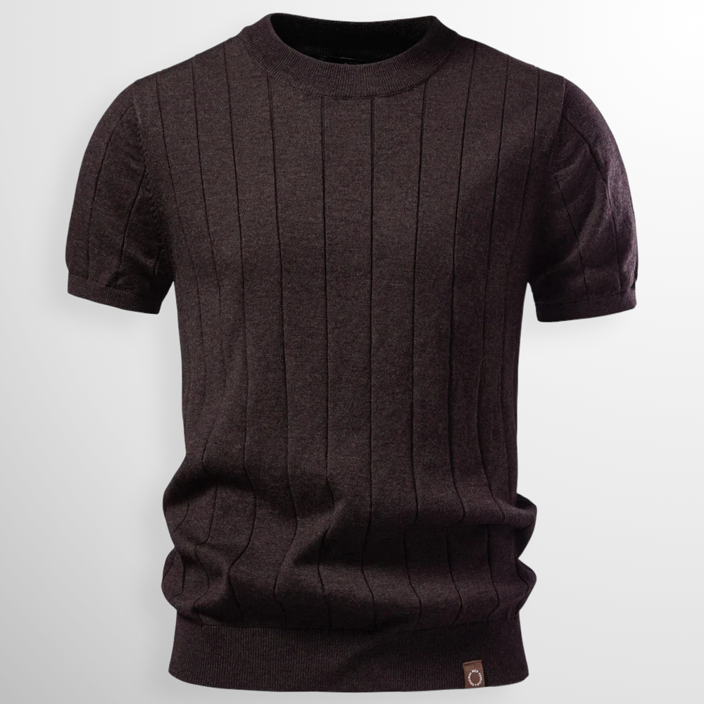 Hetty London Knit Pullover T-Shirt for Men