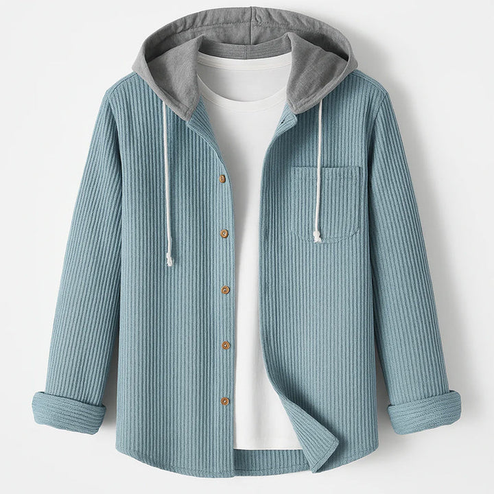 Hetty London Corduroy Hooded Shirt