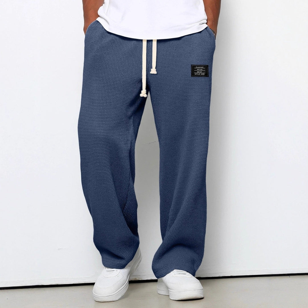 Benedict - Waffle Texture Drawstring Trousers