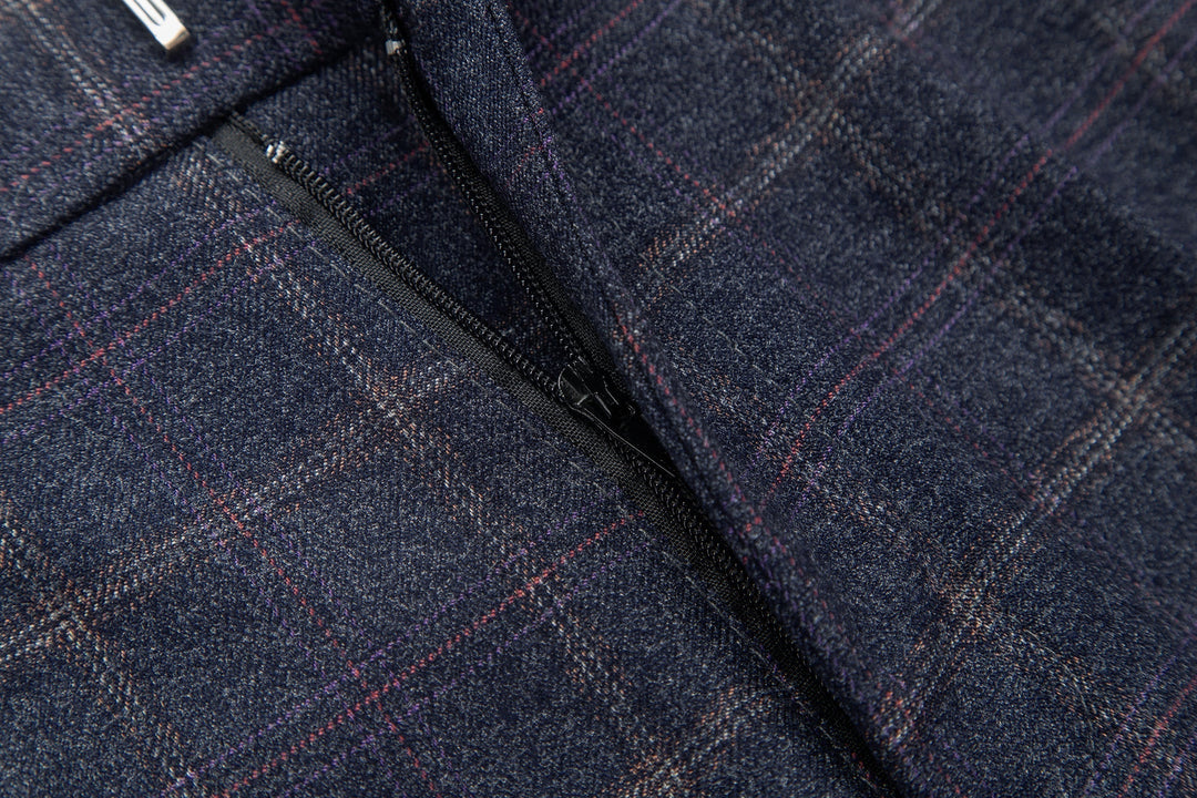 Julian - Windowpane Suit Trousers