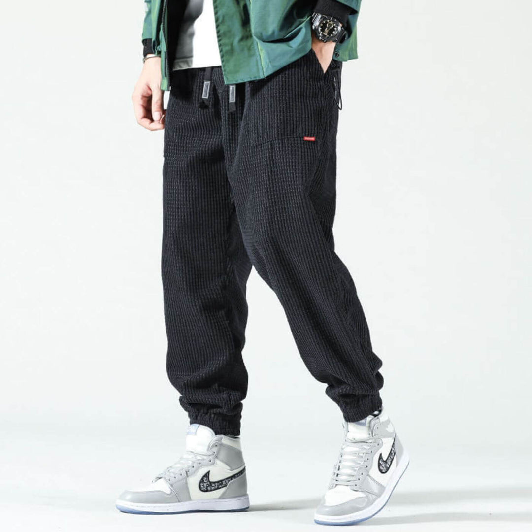 Gordon - Textured Cuffed Joggers