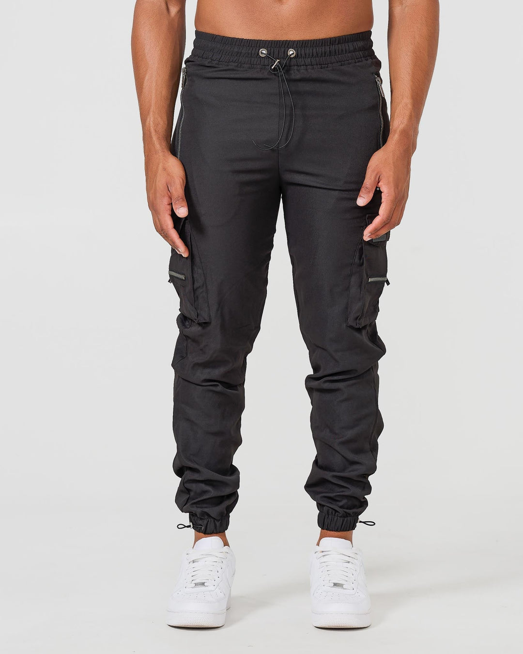 Hetty London Black Cargo Trousers