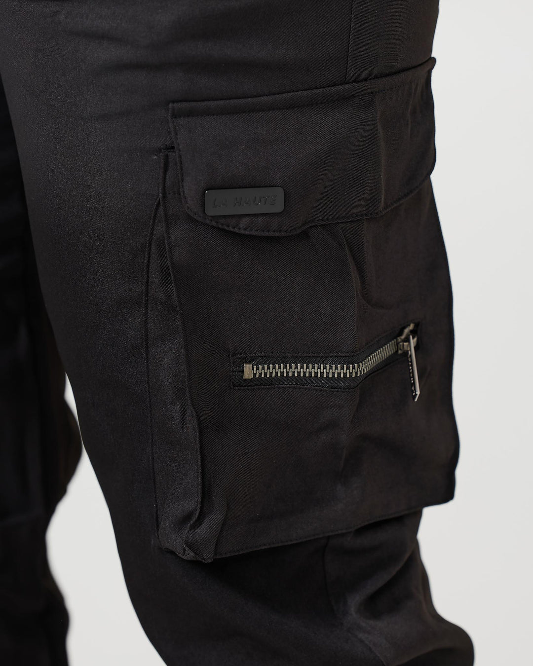 Hetty London Black Cargo Trousers