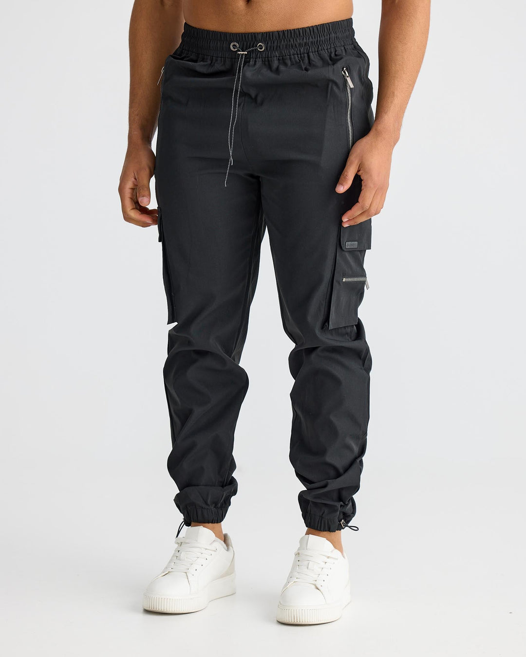 Hetty London Black Cargo Trousers