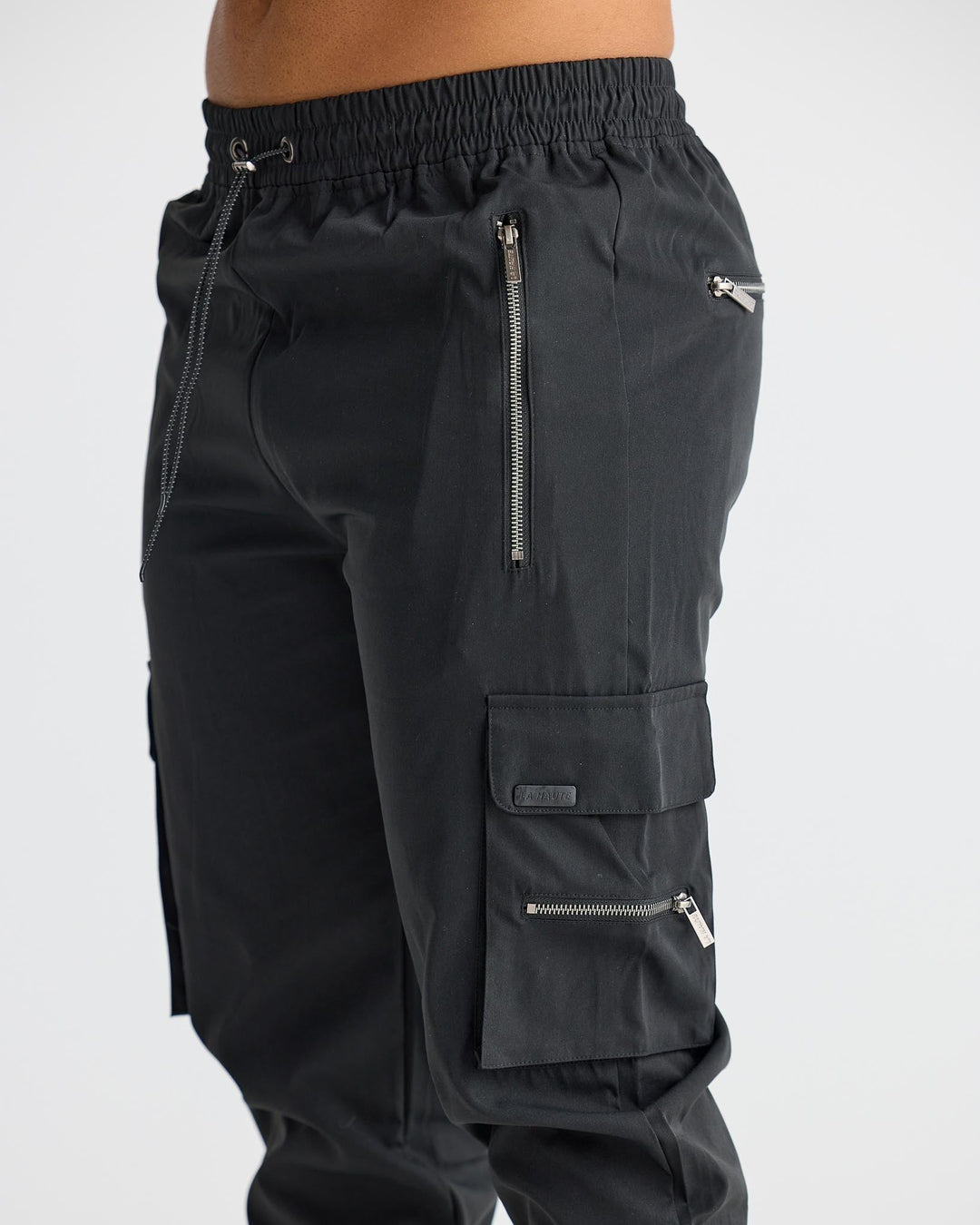 Hetty London Black Cargo Trousers