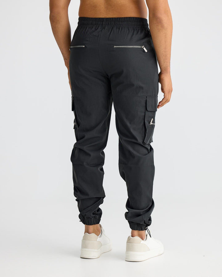 Hetty London Black Cargo Trousers