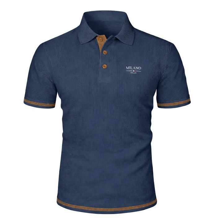 Hetty London Jacquard Polo Shirt for Men