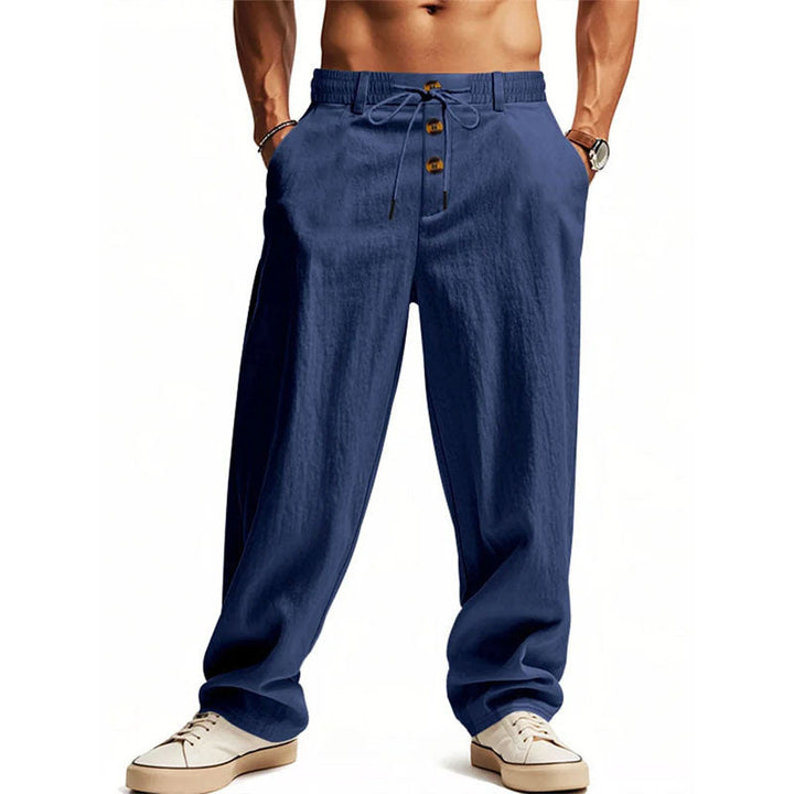 George - Button-Fly Relaxed Trousers