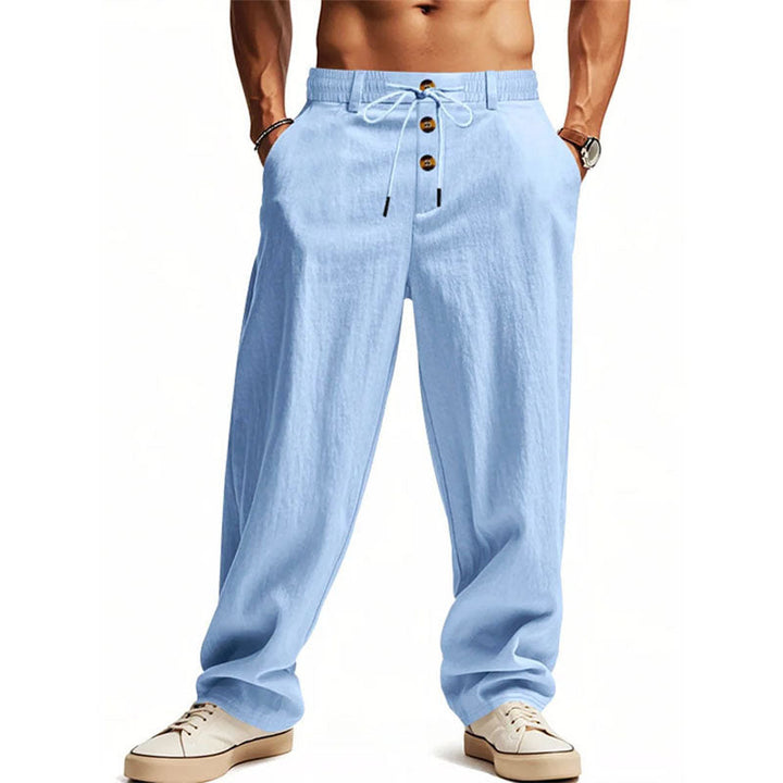 George - Button-Fly Relaxed Trousers