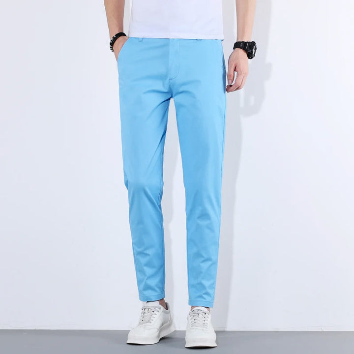 Owen - Slim Cotton Trousers
