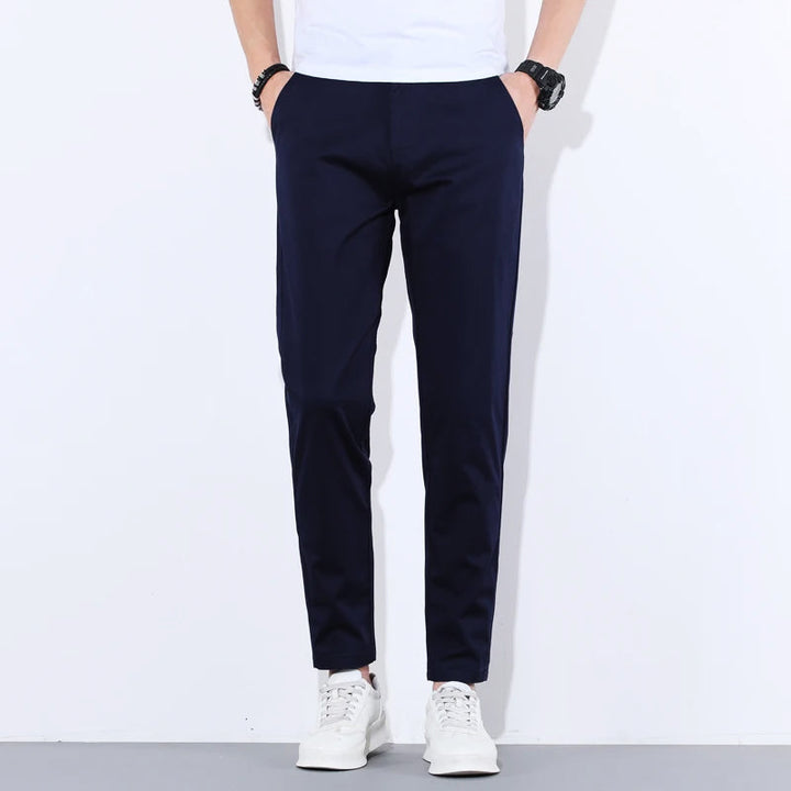 Owen - Slim Cotton Trousers