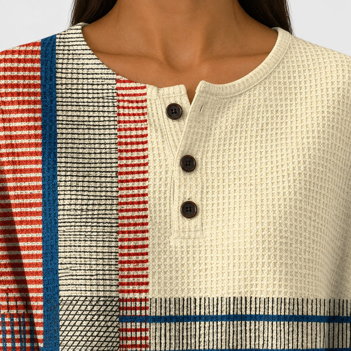 Millie | Jumper with Colourful Striped Pattern