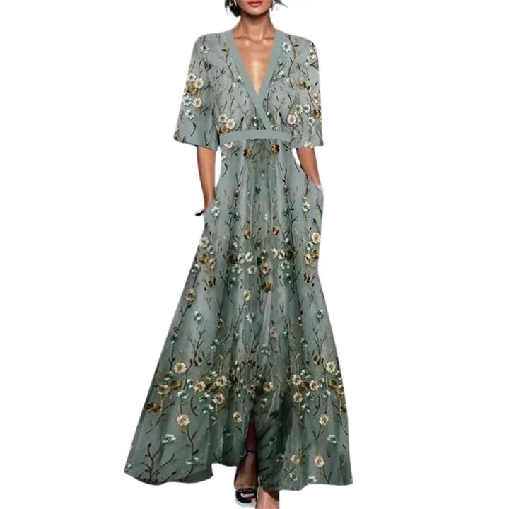 Noelle | Floral Midi Dress