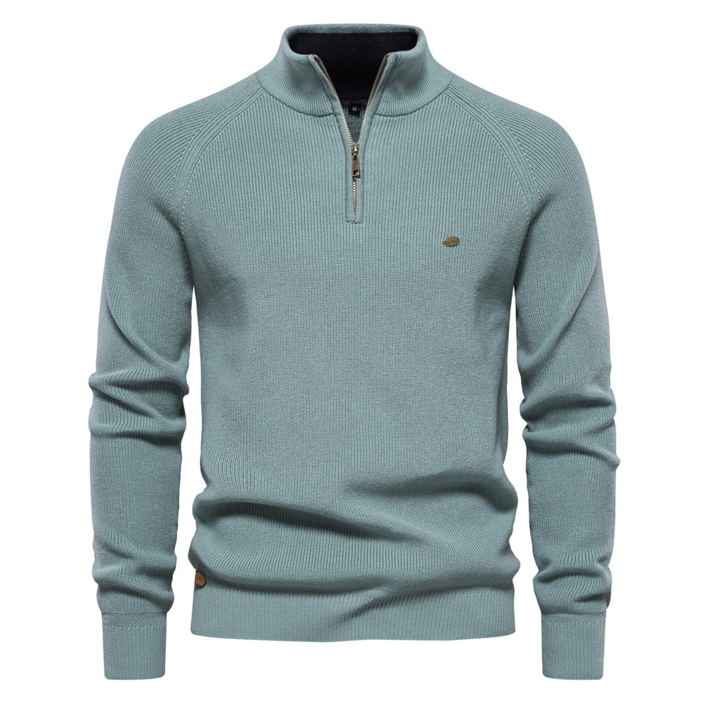 Jacob - Quarter-Zip Textured Jumper