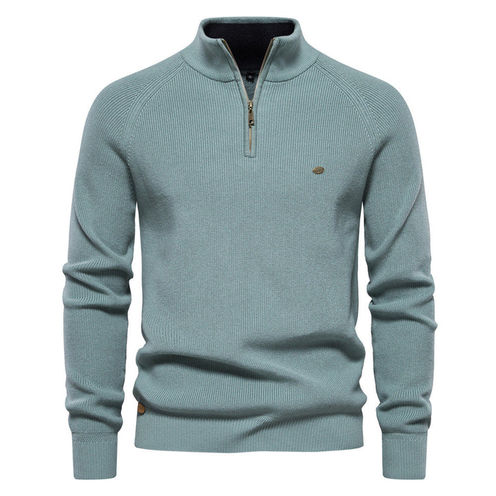 Jacob - Quarter-Zip Textured Jumper