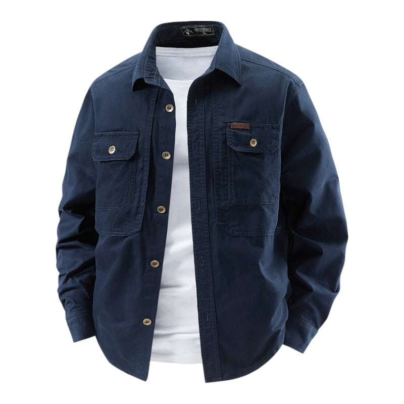 Hetty London Long Sleeve Utility Shirt for Men