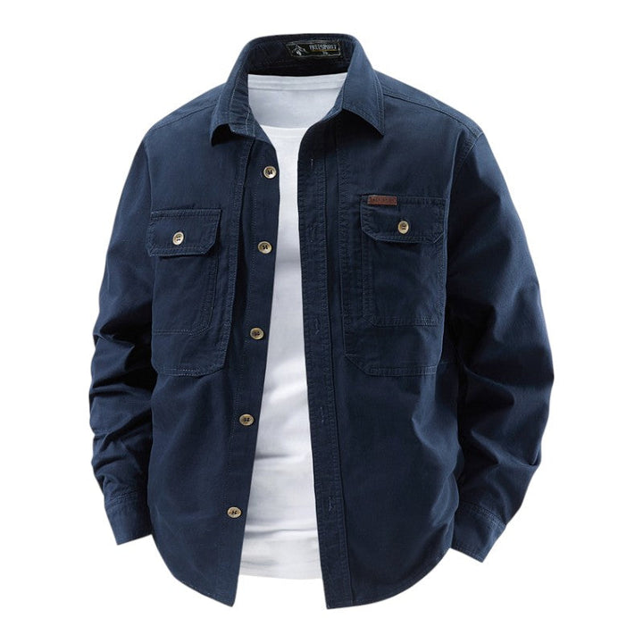 Hetty London Long Sleeve Utility Shirt for Men