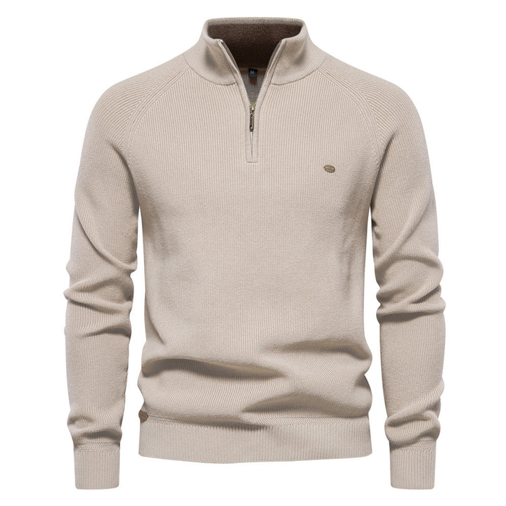 Jacob - Quarter-Zip Textured Jumper
