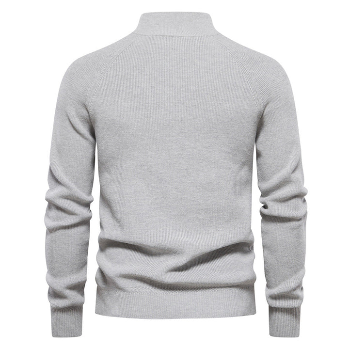 Jacob - Quarter-Zip Textured Jumper