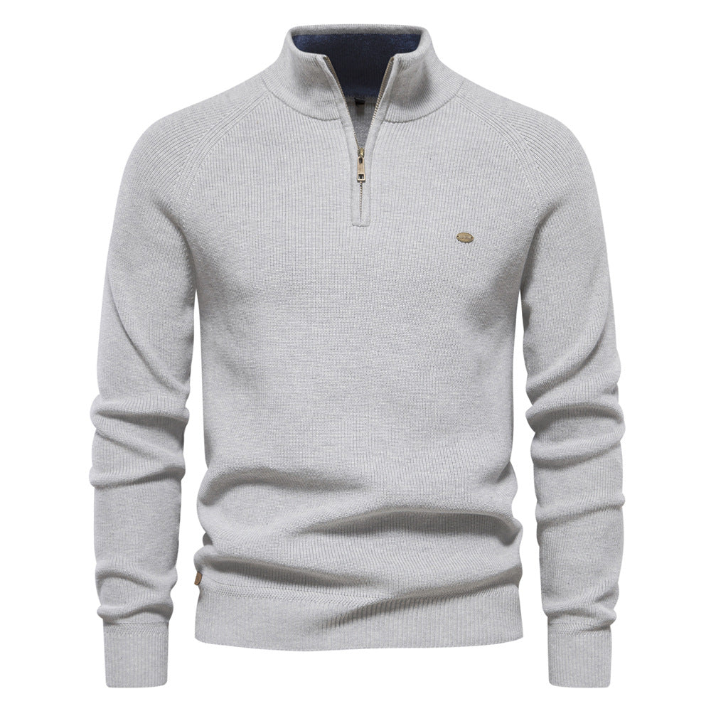 Jacob - Quarter-Zip Textured Jumper