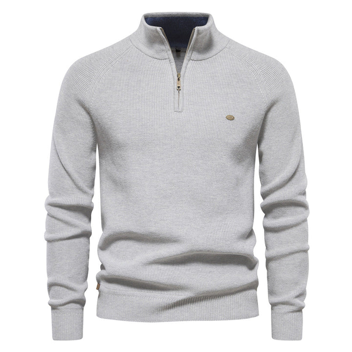 Jacob - Quarter-Zip Textured Jumper