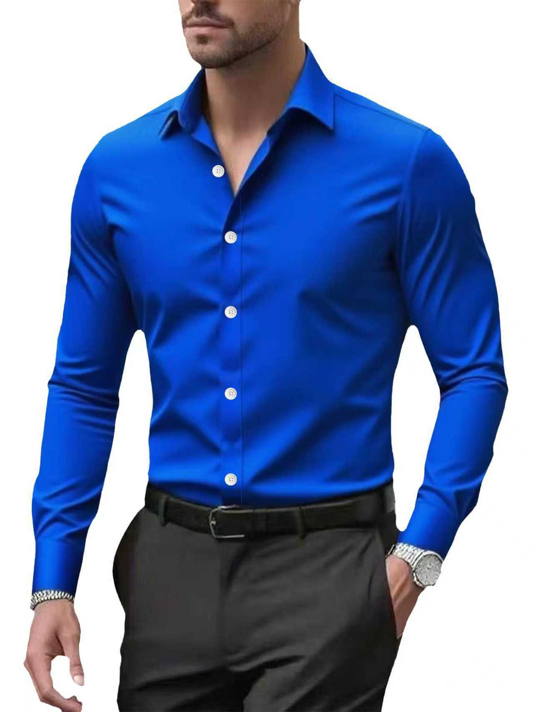 Hetty London Business Long Sleeve Shirt for Men